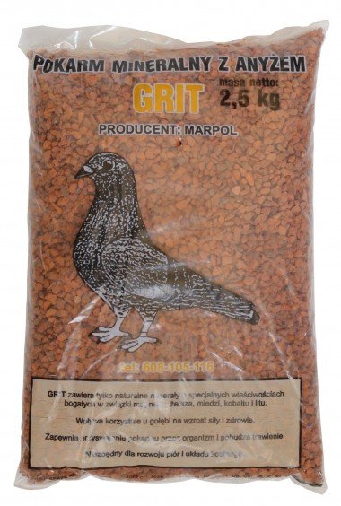MARPOL GRIT 2kg. — Toppigeons