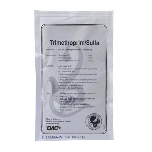 DAC Pharma Trimethoprim/Sulfa D083 100г фото 1 — Toppigeons