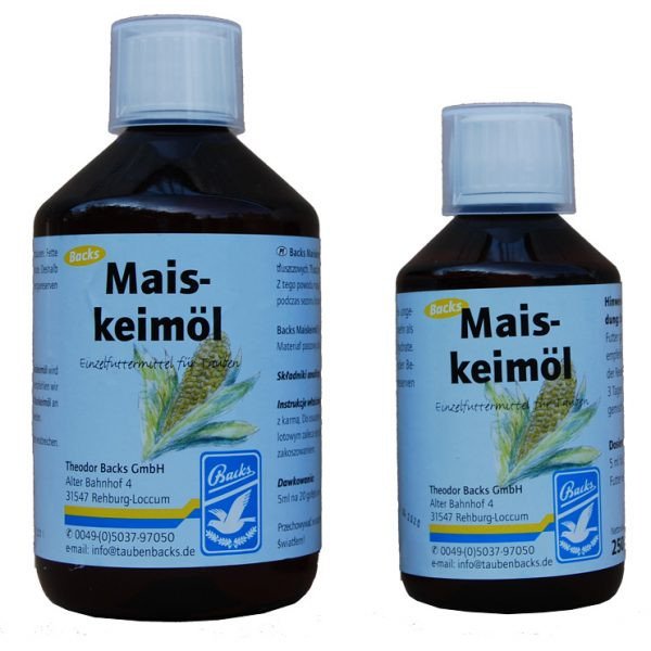 Backs maize germ oil 500мл фото 1 — Toppigeons