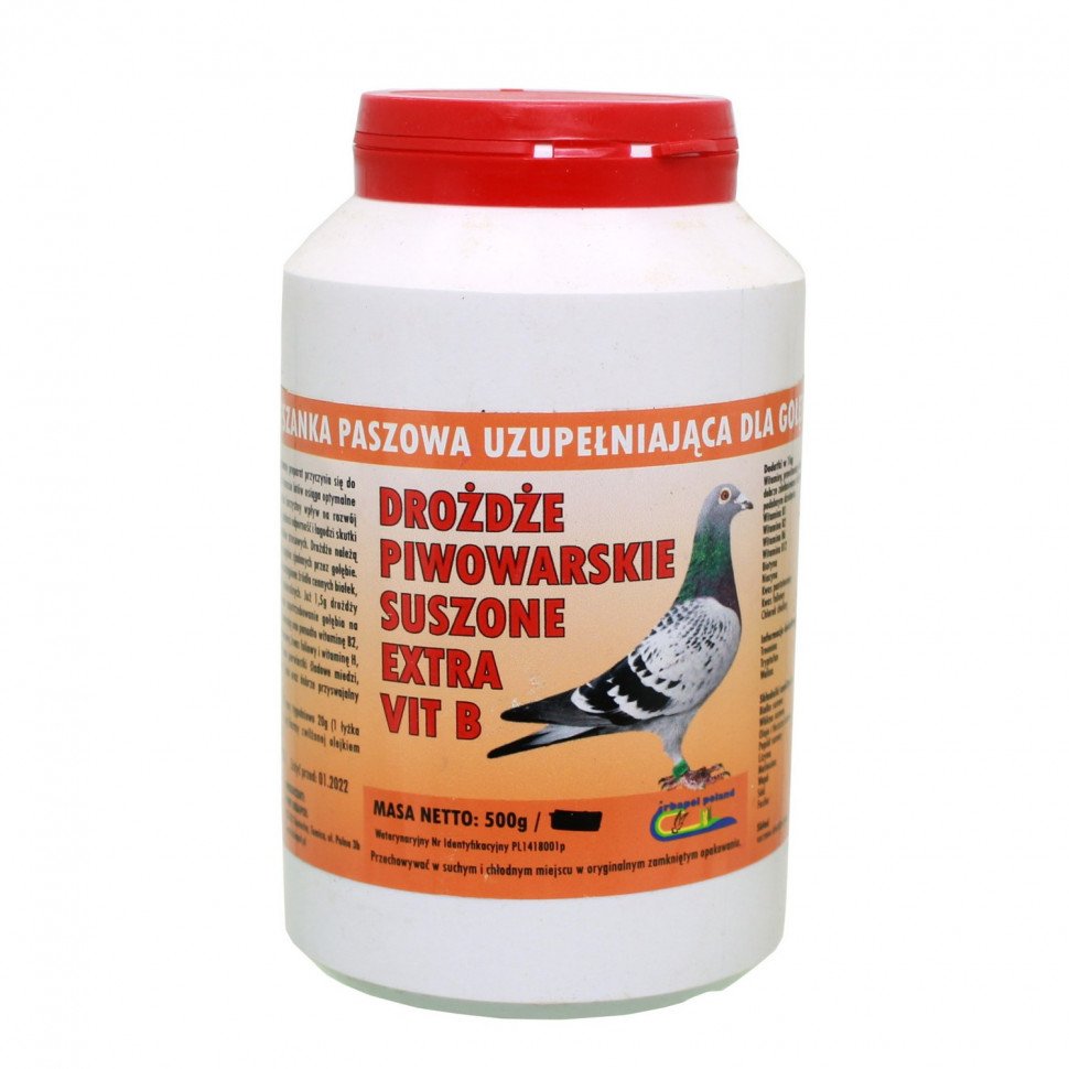 Drozdze Piwowarskie Suszone Extra Vit B 500г фото 1 — Toppigeons