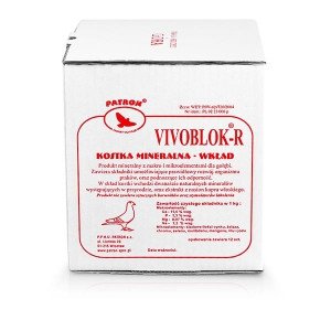 Минеральный корм для голубей Patron VIVOBLOK-R фото 1 — Toppigeons