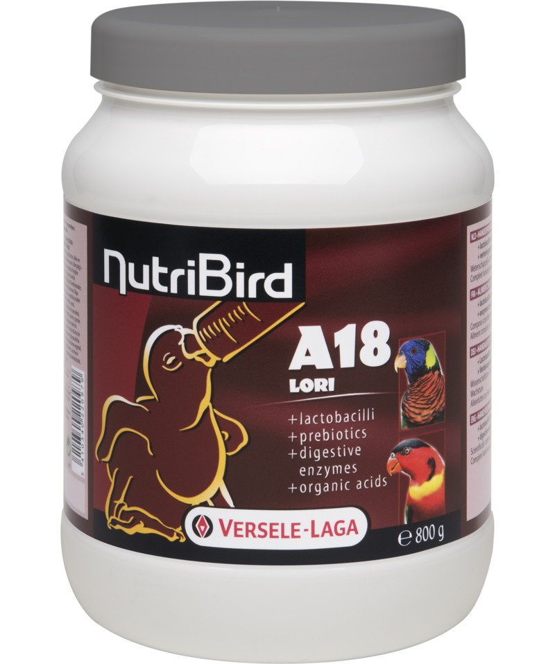 Versele Laga NutriBird A18 800г для ручного вскармливания птенцов лори и других попугаев фото 1 — Toppigeons