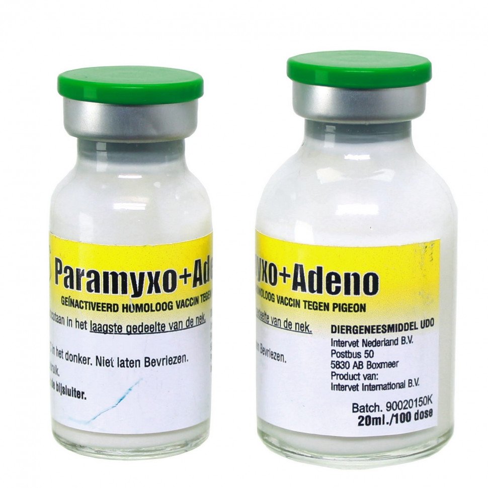 Вакцина от парамиксо, адено вируса Paramyxo + Adeno 50 доз. фото 1 &mdash; Toppigeons