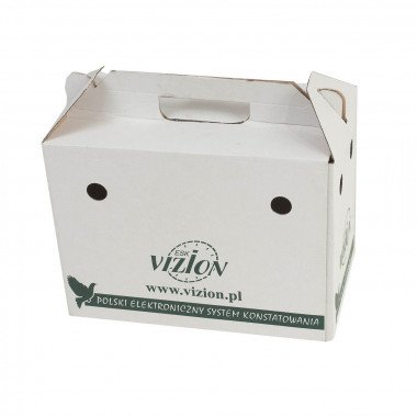 Переноска з картону, одинарна Polmark 28x15x21см (A67) — Toppigeons