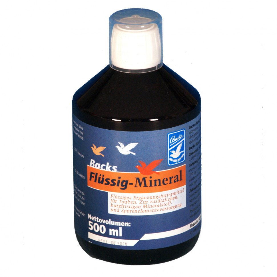 Backs Flussig Mineral (Liquid Mineral) 500мл фото 1 — Toppigeons