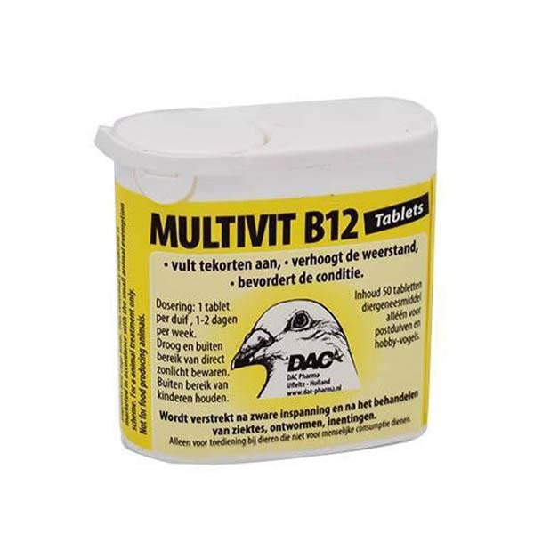 DAC Pharma Vit-Tabs Multivit B12 tabs D049 фото 1 — Toppigeons